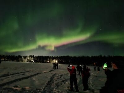 Nordlichter in Finnisch Lappland